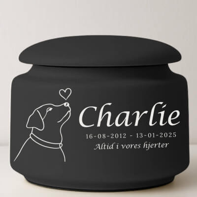 Personalised Ceramic Dog Urn – Pet Cremation...